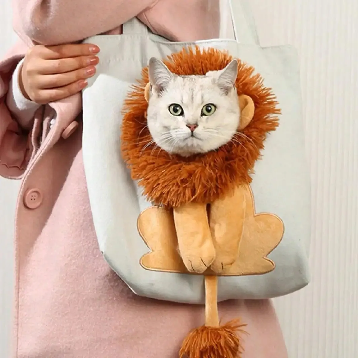 Bolsa de Transporte para Cães e Gatos Portátil com Zíperes de Segurança - Image 2