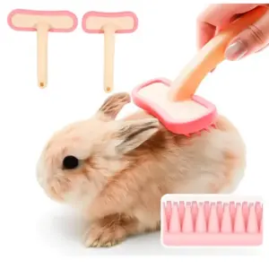 pente de silicone para gatos e coelhos