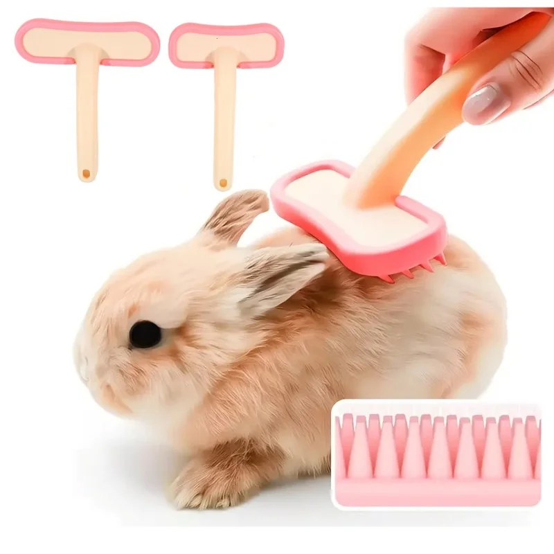 pente de silicone para gatos e coelhos