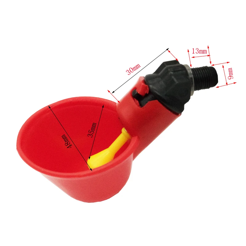 Bebedouro para Aves de Plástico com Bico Automático para Gaiola - Imagem 2