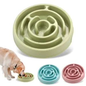 comedouro lento para cães antiderrapante