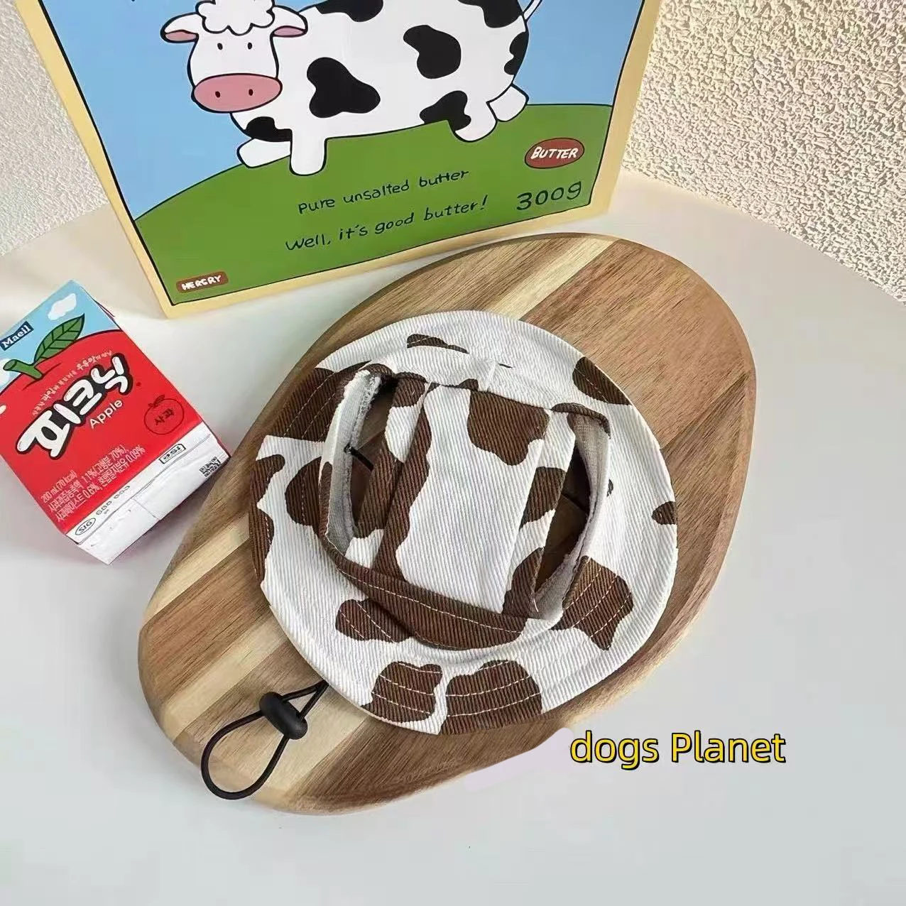 Chapéu Protetor Solar para Cães com Furos para Orelhas Ajustável - Imagem 5