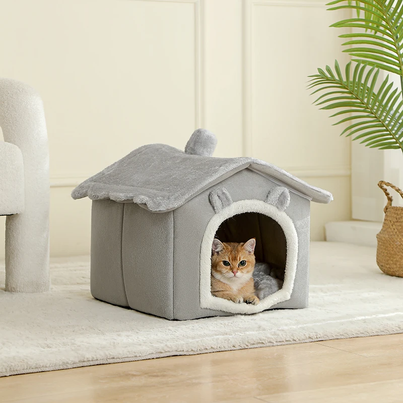 Casa Dobrável para Cães e Gatos Removível e Lavável - Imagem 5