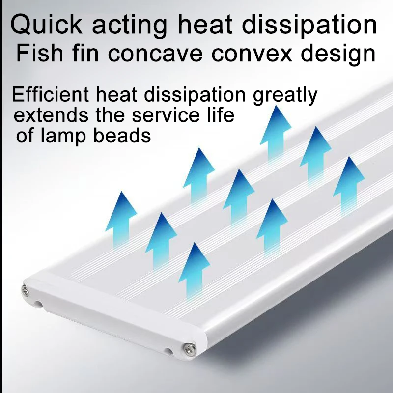 Luz LED para Aquário Ajustável para Plantas Aquáticas 18-75 cm - Imagem 3