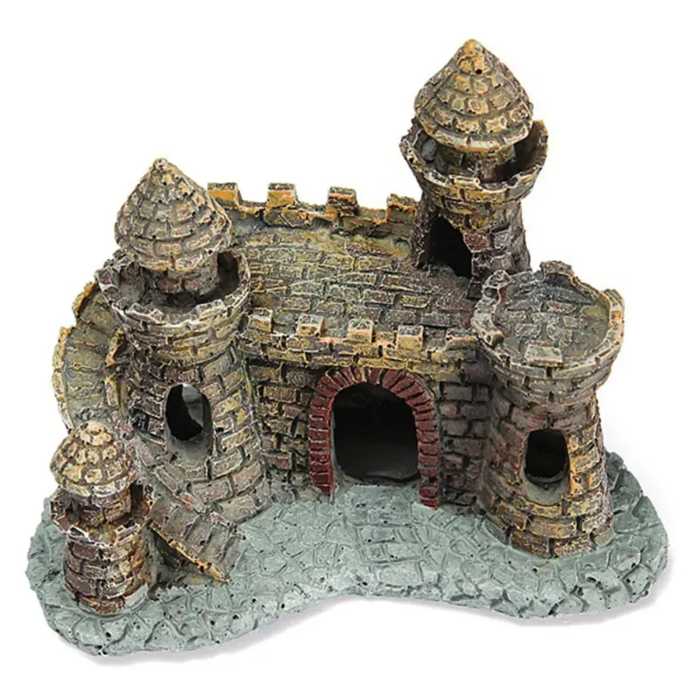 castelo de resina para aquário