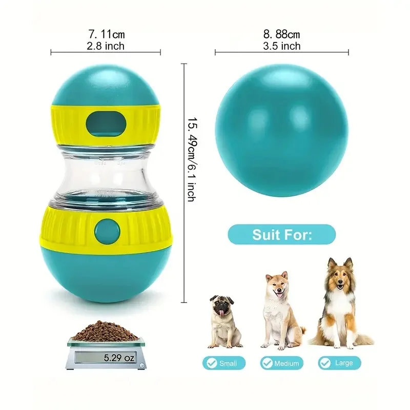 Brinquedo Interativo para Cães com Dispensador de Petiscos - Imagem 4