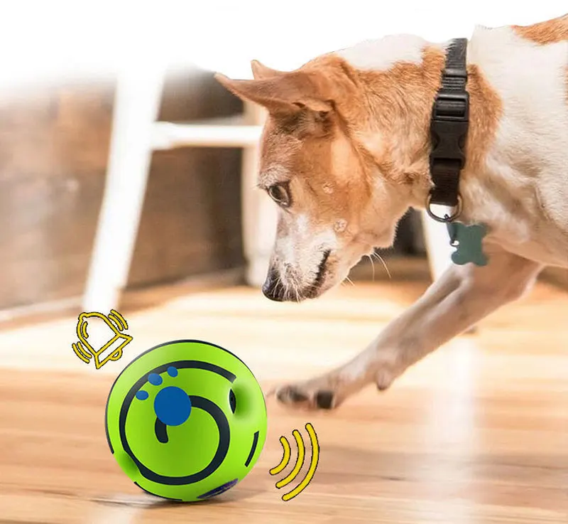 Brinquedo para Cães Wobble Wag Giggle Ball com Sons ao Rolar - Imagem 6