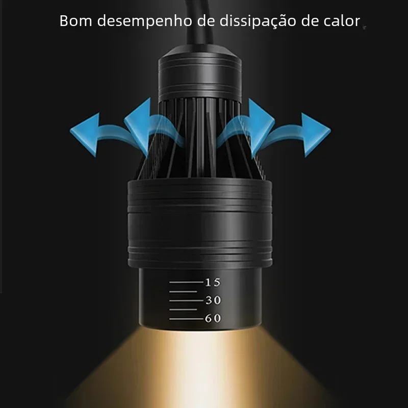 Luminária LED para Aquário 9W com Foco Ajustável e Haste Flexível - Imagem 4