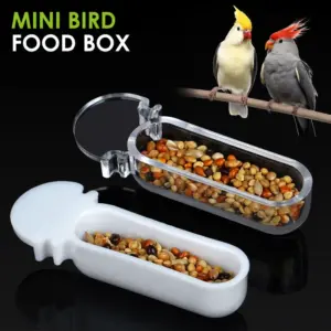 alimentador para pássaros de gaiola pequena