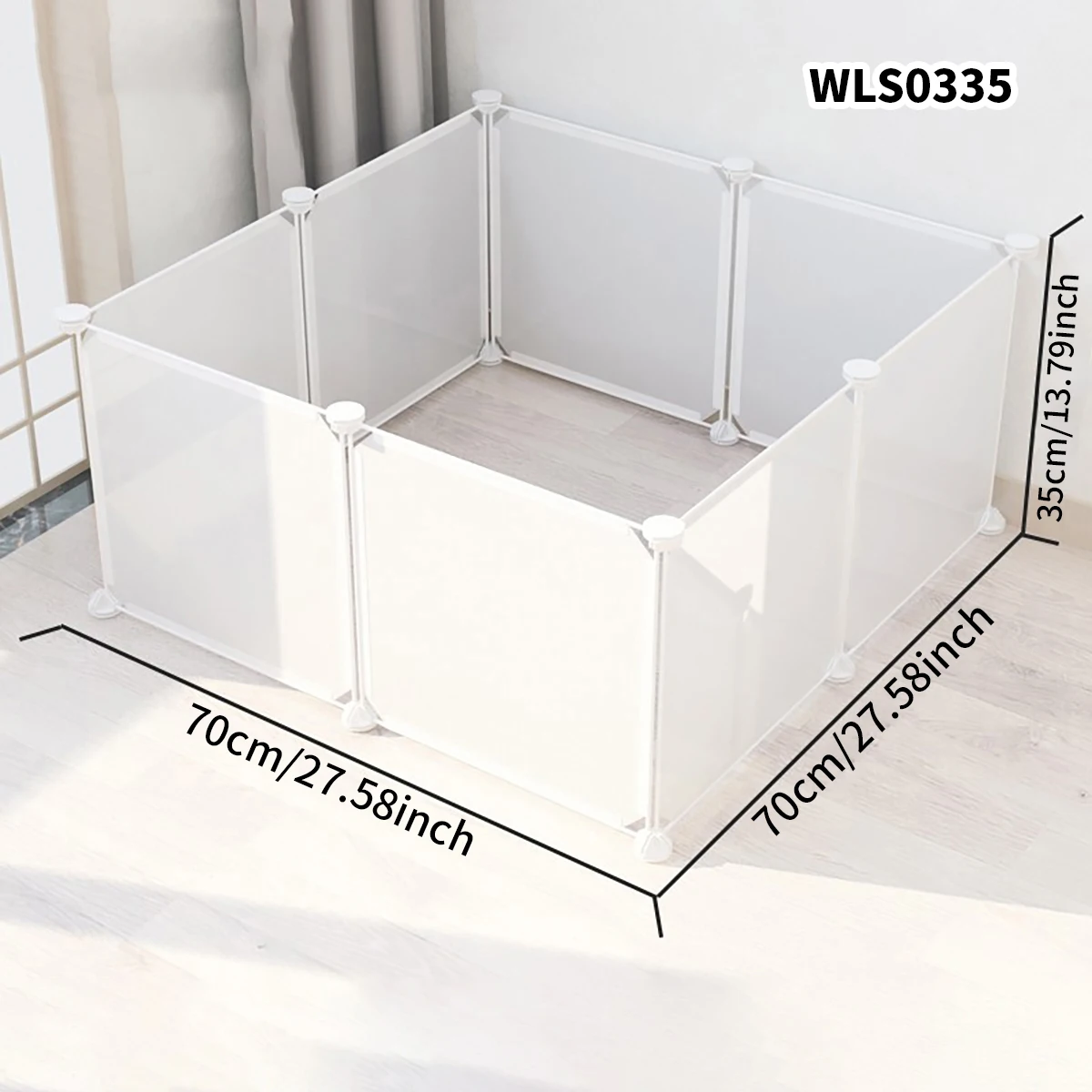 Cercado Modular para Pets Montagem Livre sem Furos - Imagem 2