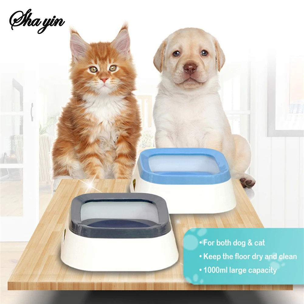 Tigela de Água Flutuante para Cães e Gatos de Plástico Durável Antiderramamento - Imagem 3