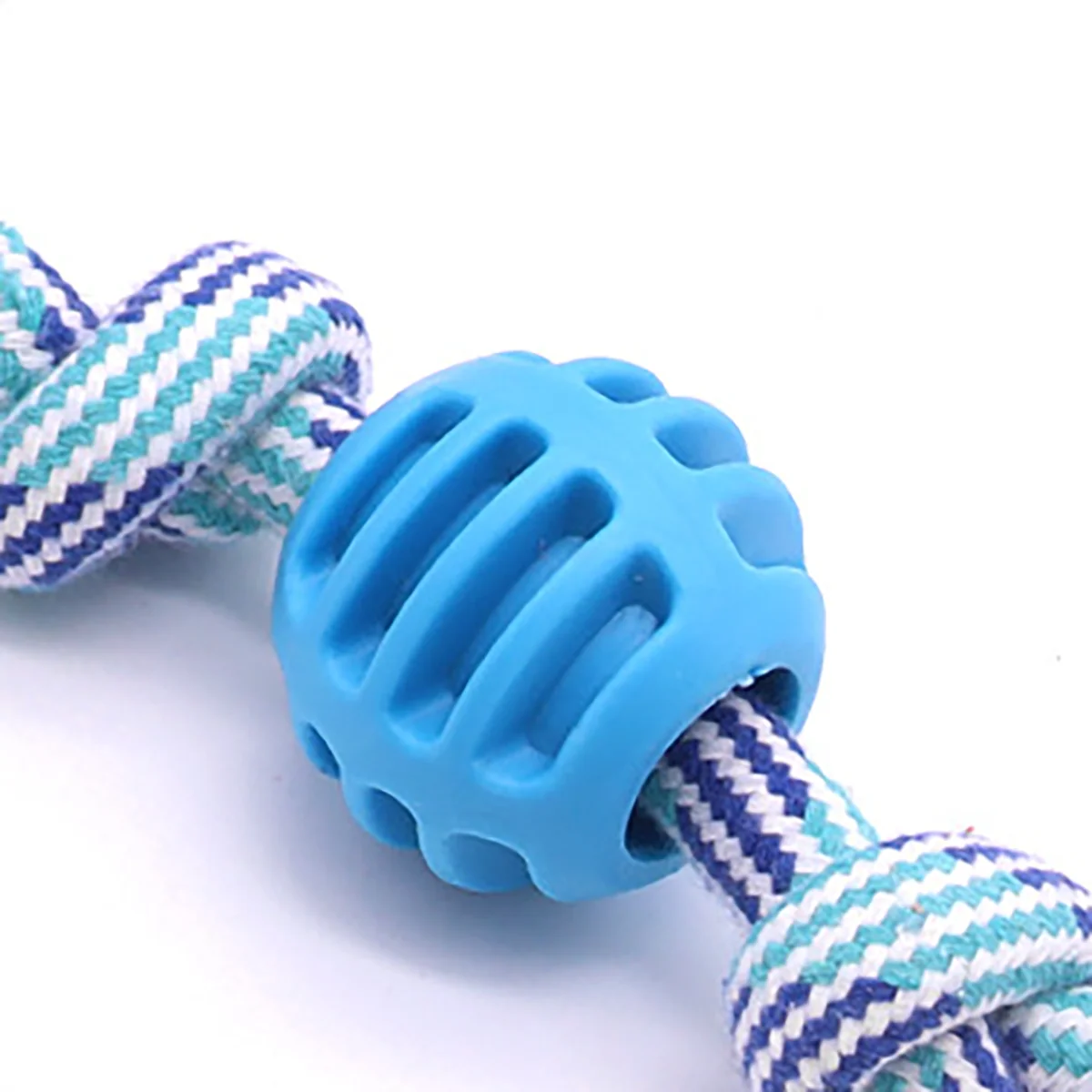 Brinquedo de Corda para Cães com Bola de TPR e Corda de Algodão - Image 6