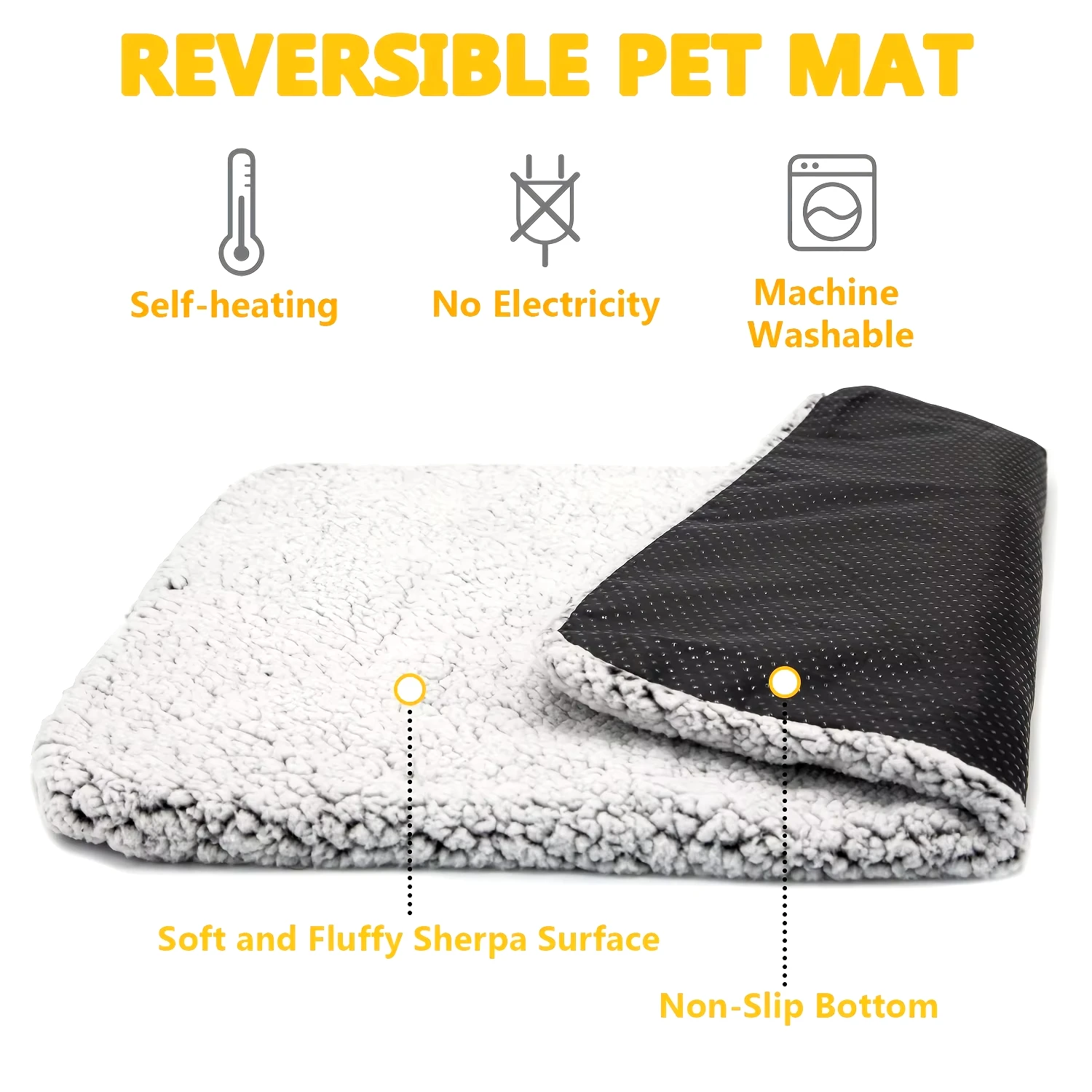 Cobertor para Pets Autoaquecimento com Corpo Térmico Refletivo - Imagem 4
