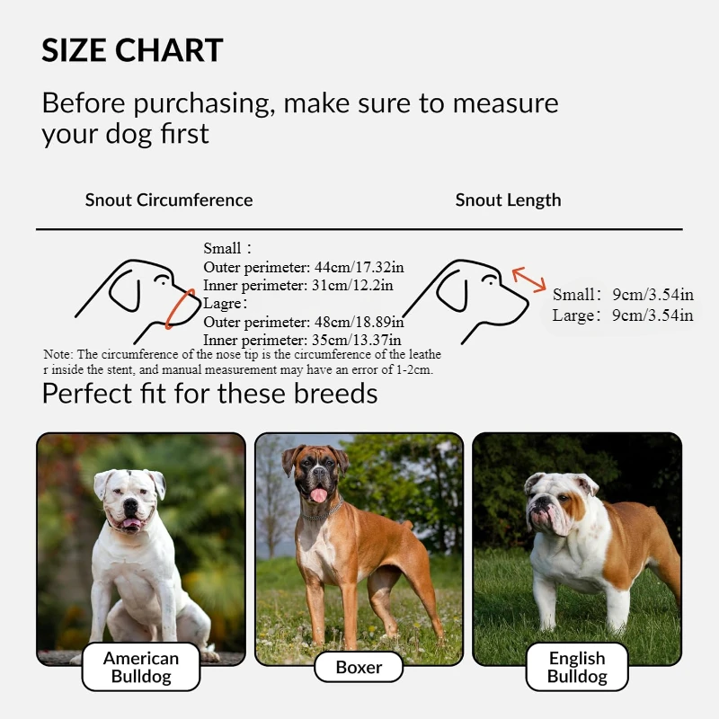 Focinheira Ajustável para Cães Médios e Grandes de Aço Inoxidável - Imagem 6
