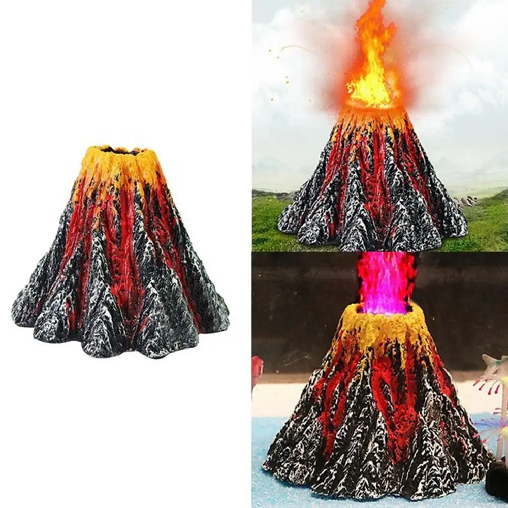 vulcão para aquário com pedra de ar