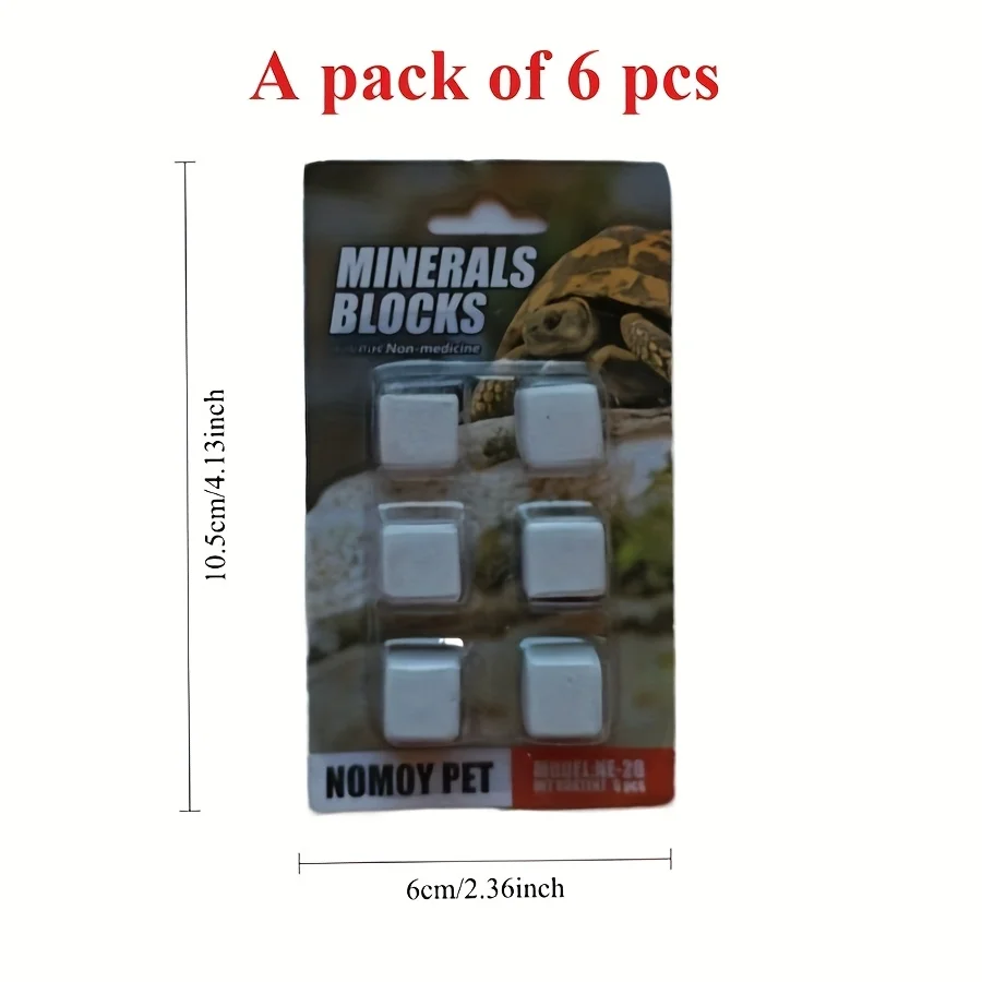Blocos de Cálcio para Aquário e Répteis, 6 Peças de Pedra Natural - Imagem 6