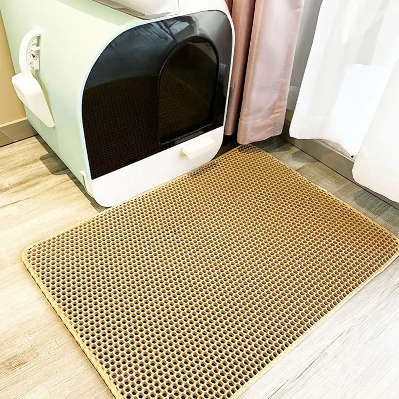 Tapete de Areia para Gatos Camada Dupla à Prova D'
Água - Imagem 5