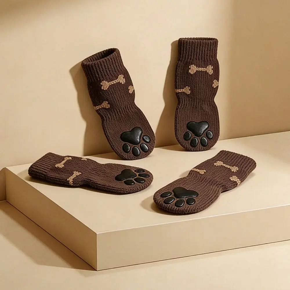 meias antiderrapantes para cães