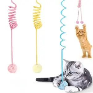 brinquedo interativo para gatos com mola