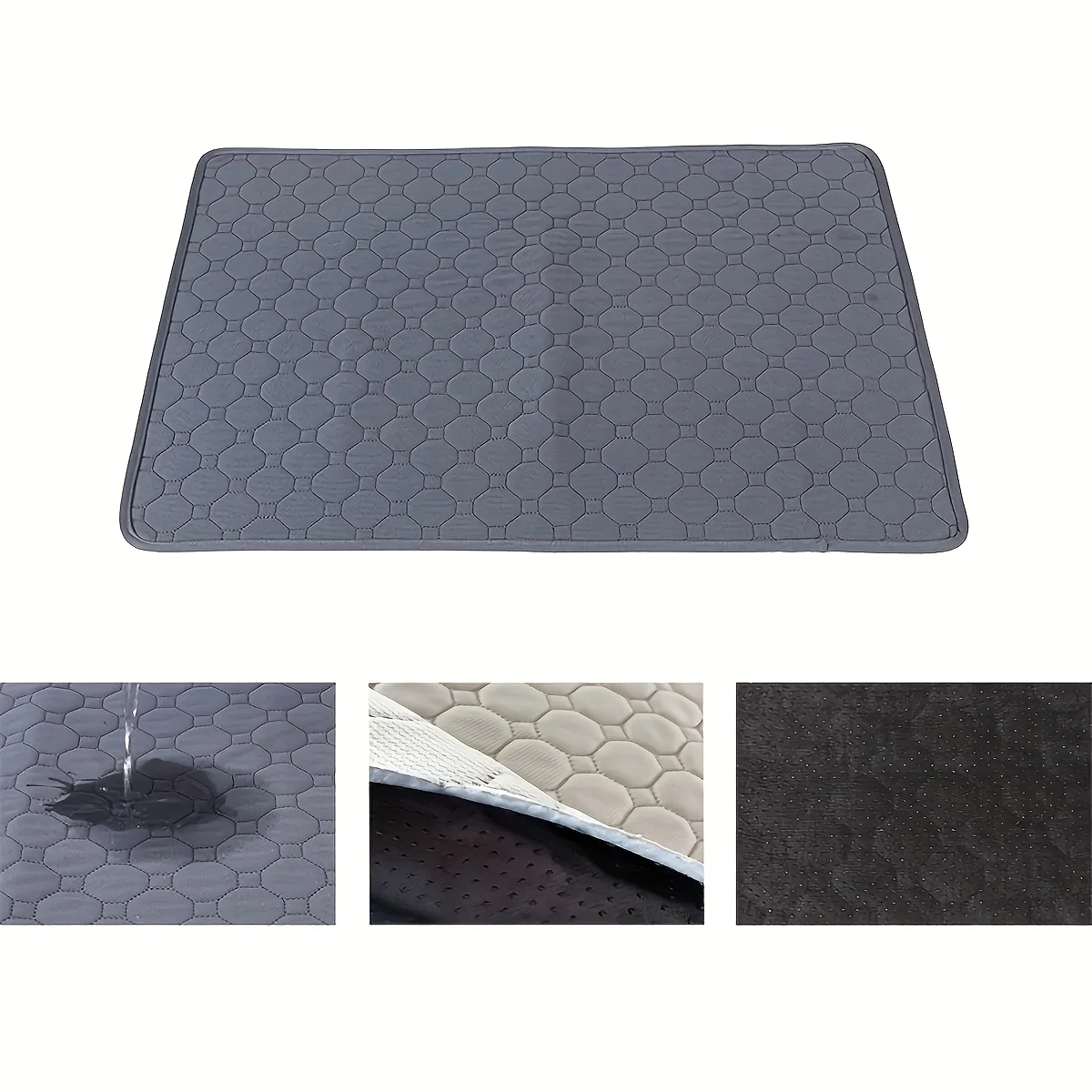 Tapete Absorvente para Cães Reutilizável e Lavável - Imagem 6