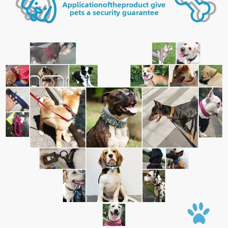 Coleira Ajustável de Couro PU para Cães e Gatos Pequenos - Imagem 4