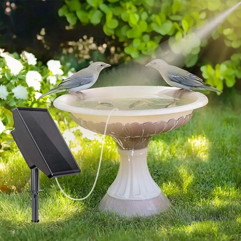Bomba de Oxigênio Solar para Aquário 2W Recarregável 2200mAh - Image 4