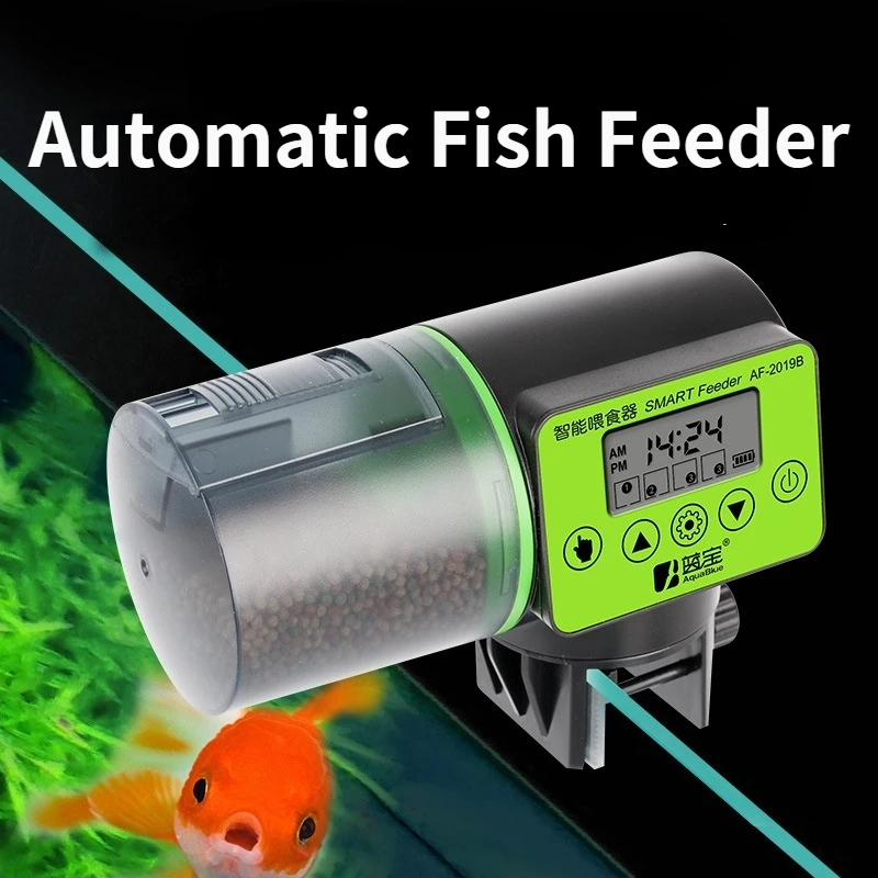 alimentador automático para aquário com cronometragem