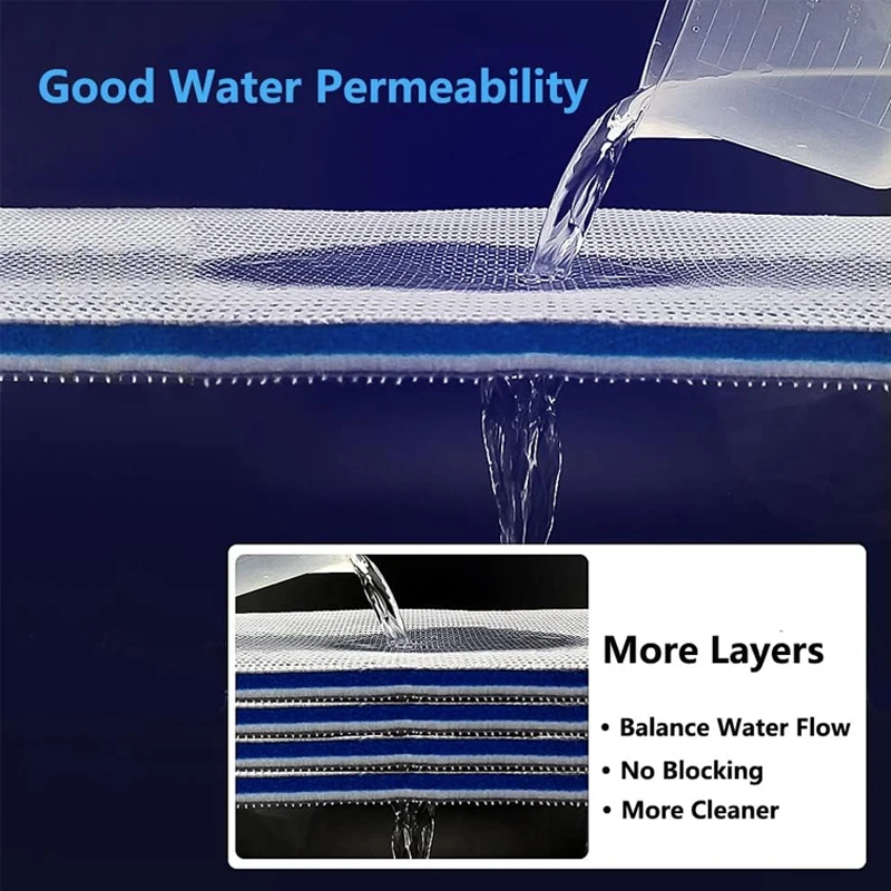 Mídia de Filtro para Aquário 8 Camadas com Corte Flexível - Imagem 3