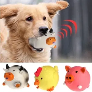 brinquedo de látex para cães com som