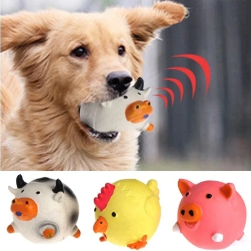 brinquedo de látex para cães com som