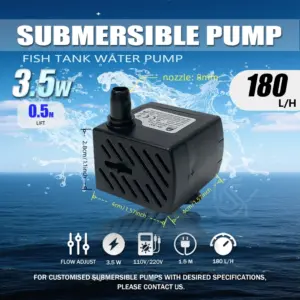 bomba submersível para aquário