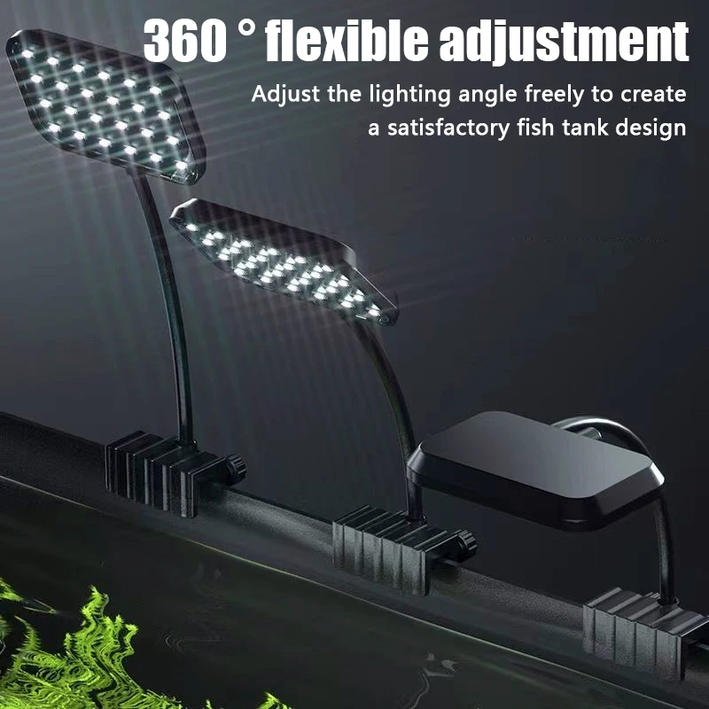 Lâmpada LED para Aquário 13W com 42 LEDs e Braço Flexível - Imagem 3