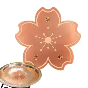 disco de cobre para banho de pássaros