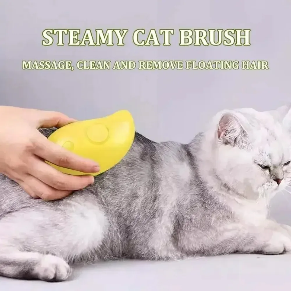 Escova a Vapor para Cães e Gatos, 3 em 1, com Função de Massagem - Imagem 2