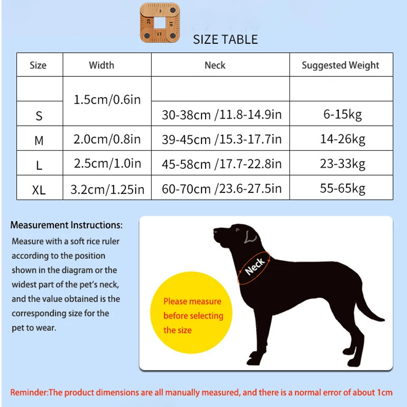 Coleira Nylon para Cães e Gatos com Faixa Refletiva 3M - Imagem 6