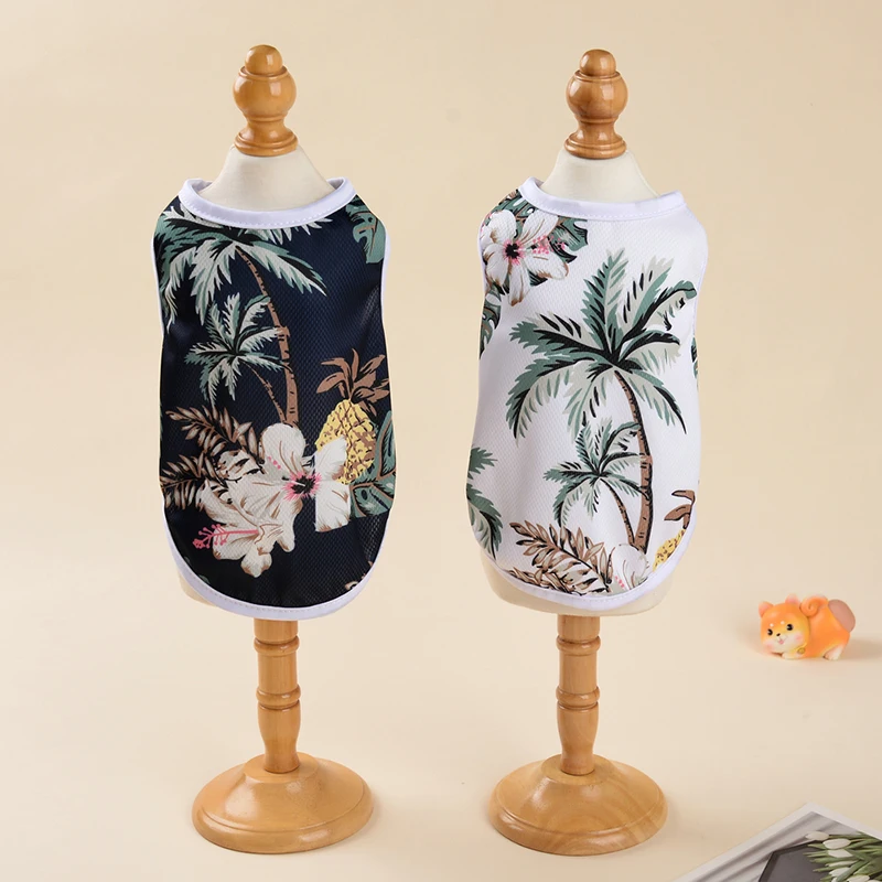 Colete Havaiano para Cães e Gatos de Pequeno Porte com Estampa de Ilha - Image 3