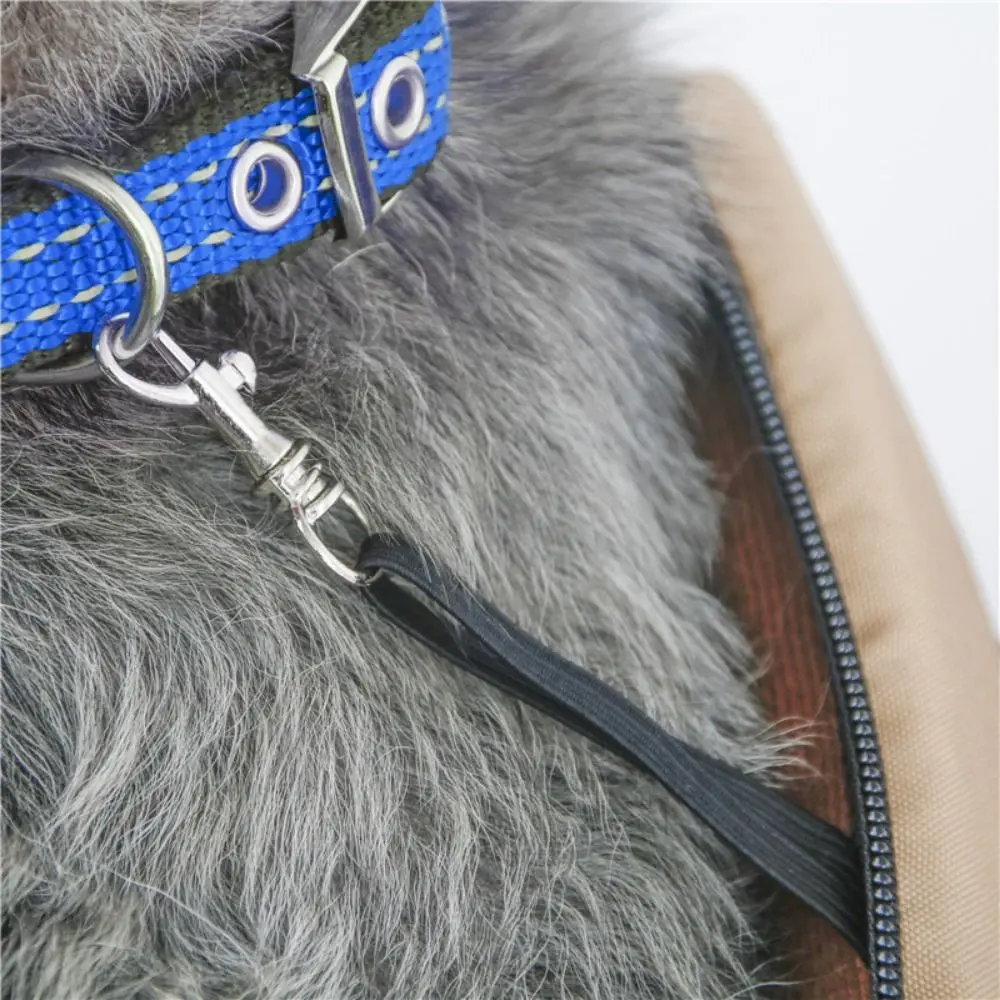Mochila para Pets de Oxford Dobrável Preta para Viagem - Image 3