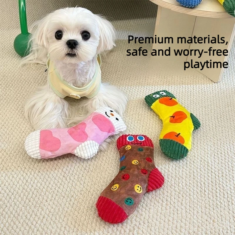 Brinquedo de Pelúcia para Cães Pequenos 15cm com Apito - Imagem 4