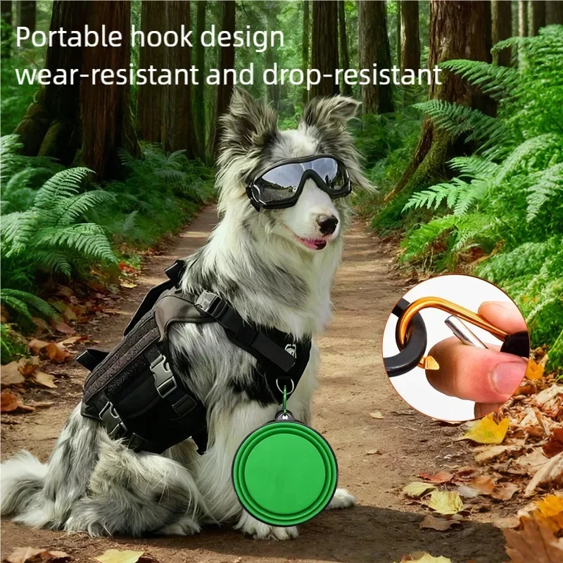 Tigela Dobrável de Silicone para Cães e Gatos Portátil para Viagem - Imagem 4