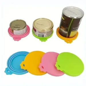 tampa de silicone para lata de ração