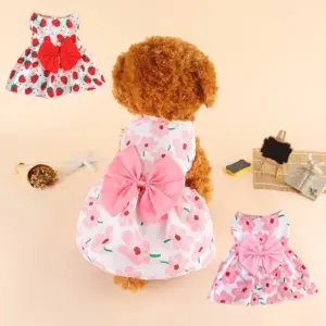 saia vestido princesa para cães pequenos