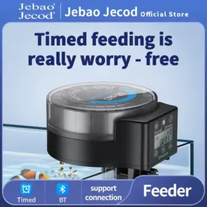 alimentador automático de peixes com controle digital