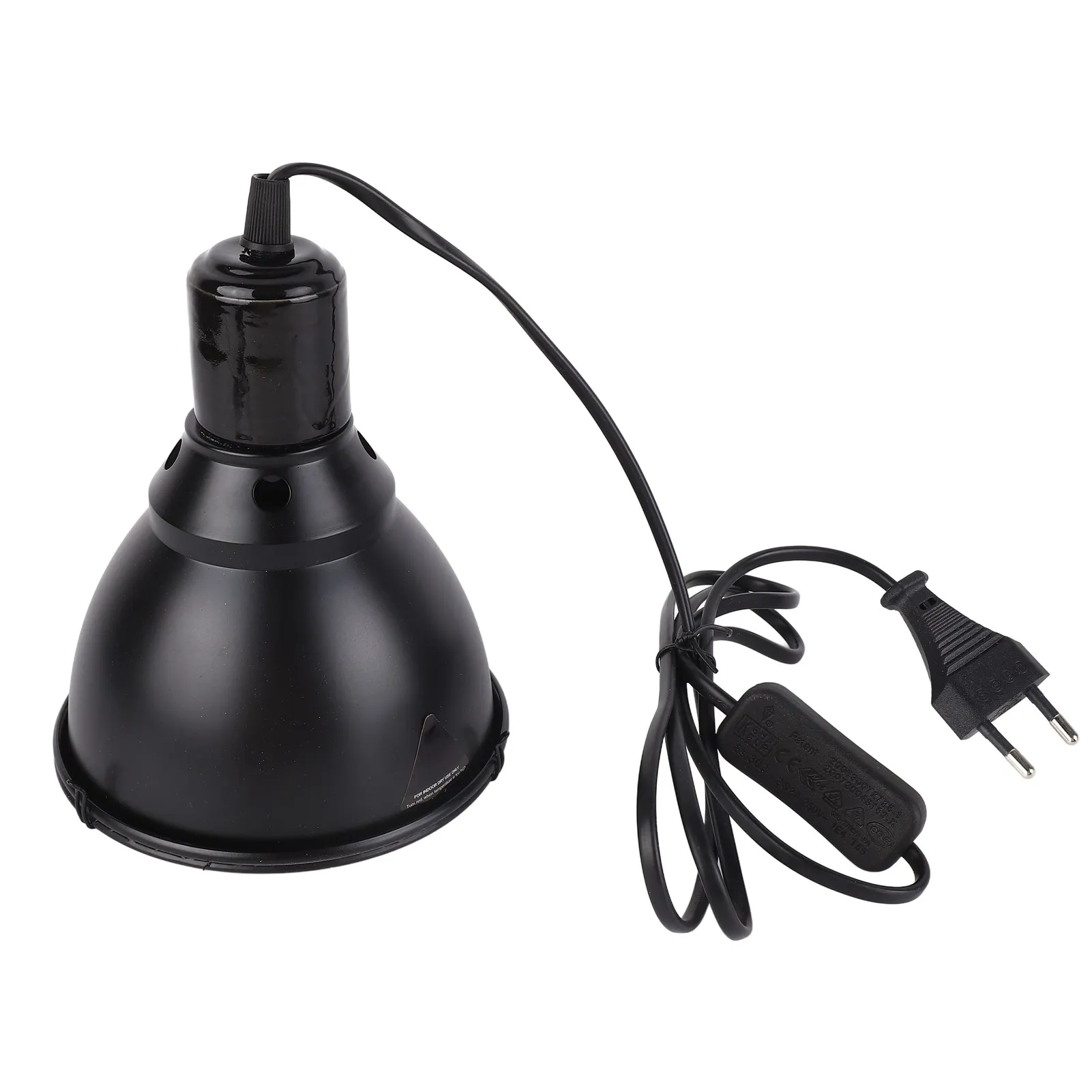 Luminária para Répteis de Cerâmica 5,5" com Gancho para Parede - Imagem 2