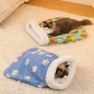 saco de dormir para gatos tipo bolso
