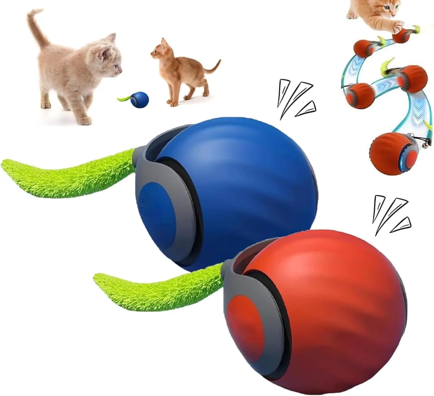 brinquedo interativo para gatos speedy tail