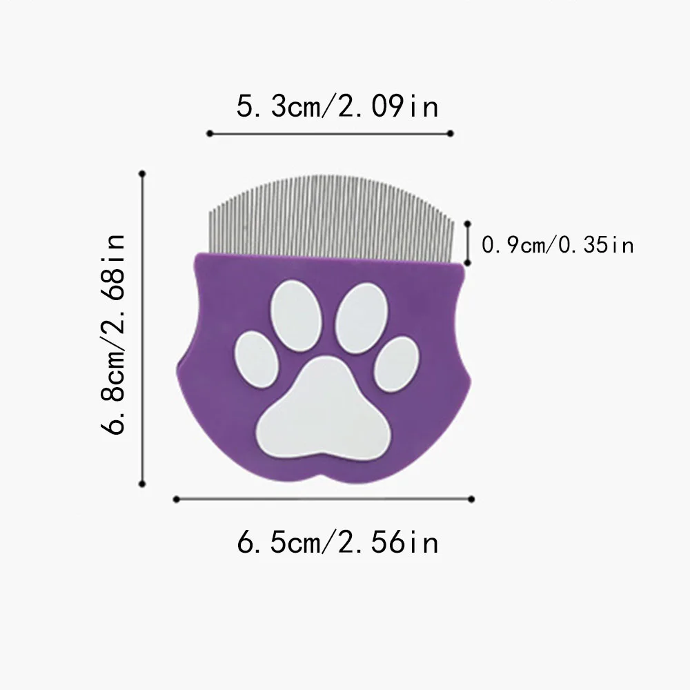 Pente Facial para Pets Pequenos e Gatos para Remover Pelos - Imagem 6