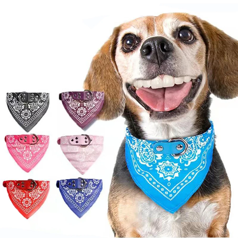 Coleira Bandana para Cães e Gatos Estampada Ajustável - Image 2
