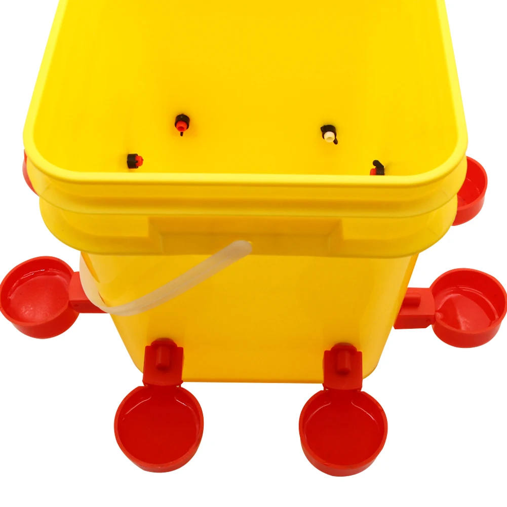 Kit Bebedouro Automático para Aves de Capoeira 10L com 8 Copos - Imagem 3