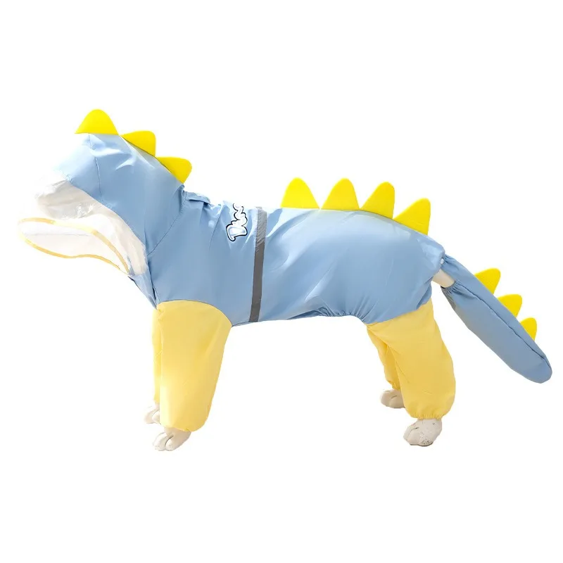 Capa de Chuva para Cães Grandes 3D Dinossauro com Quatro Pernas - Imagem 6