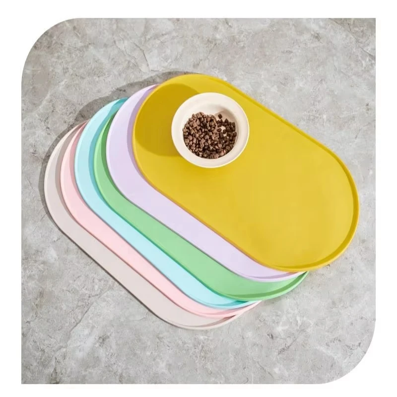 Tapete para Ração de Cães e Gatos de Silicone Antiderrapante 45,5x24,5cm - Image 6